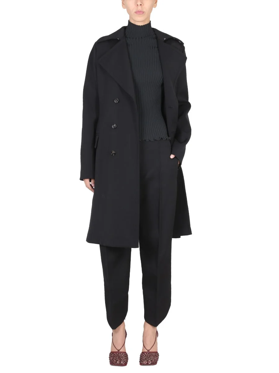 Bottega Veneta Women Cappotto Doppio Petto - 1