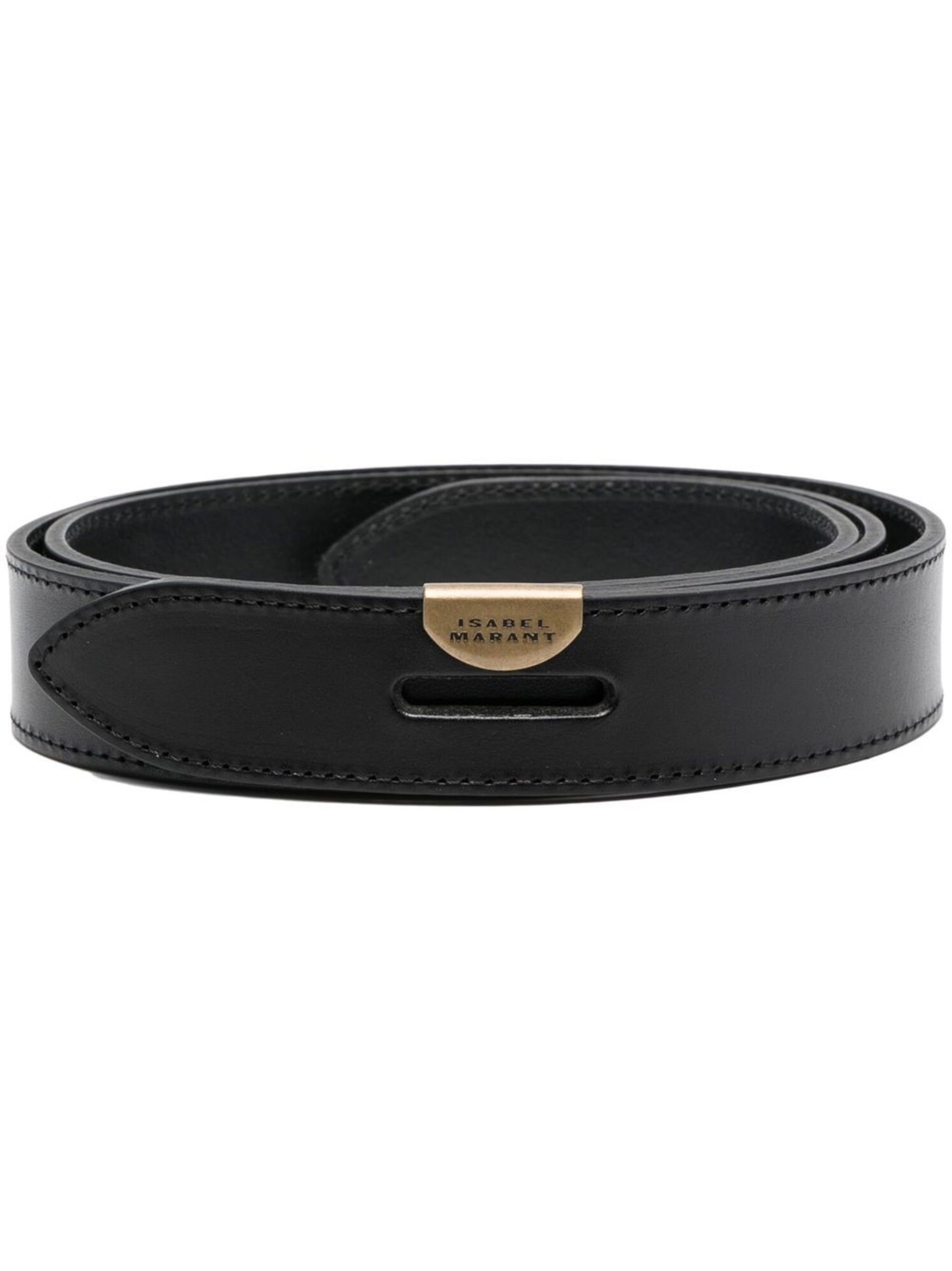 Black Lecce Knotted Belt - 1