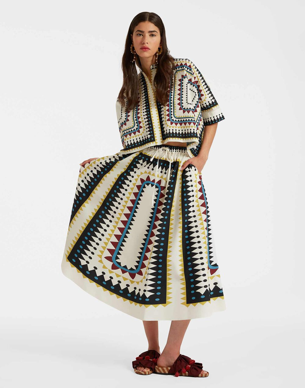 Drawstring Skirt - 8