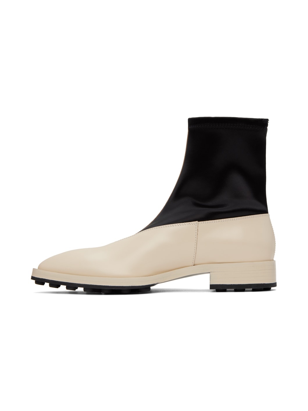 Off-White Leather Ankle Boots - 3