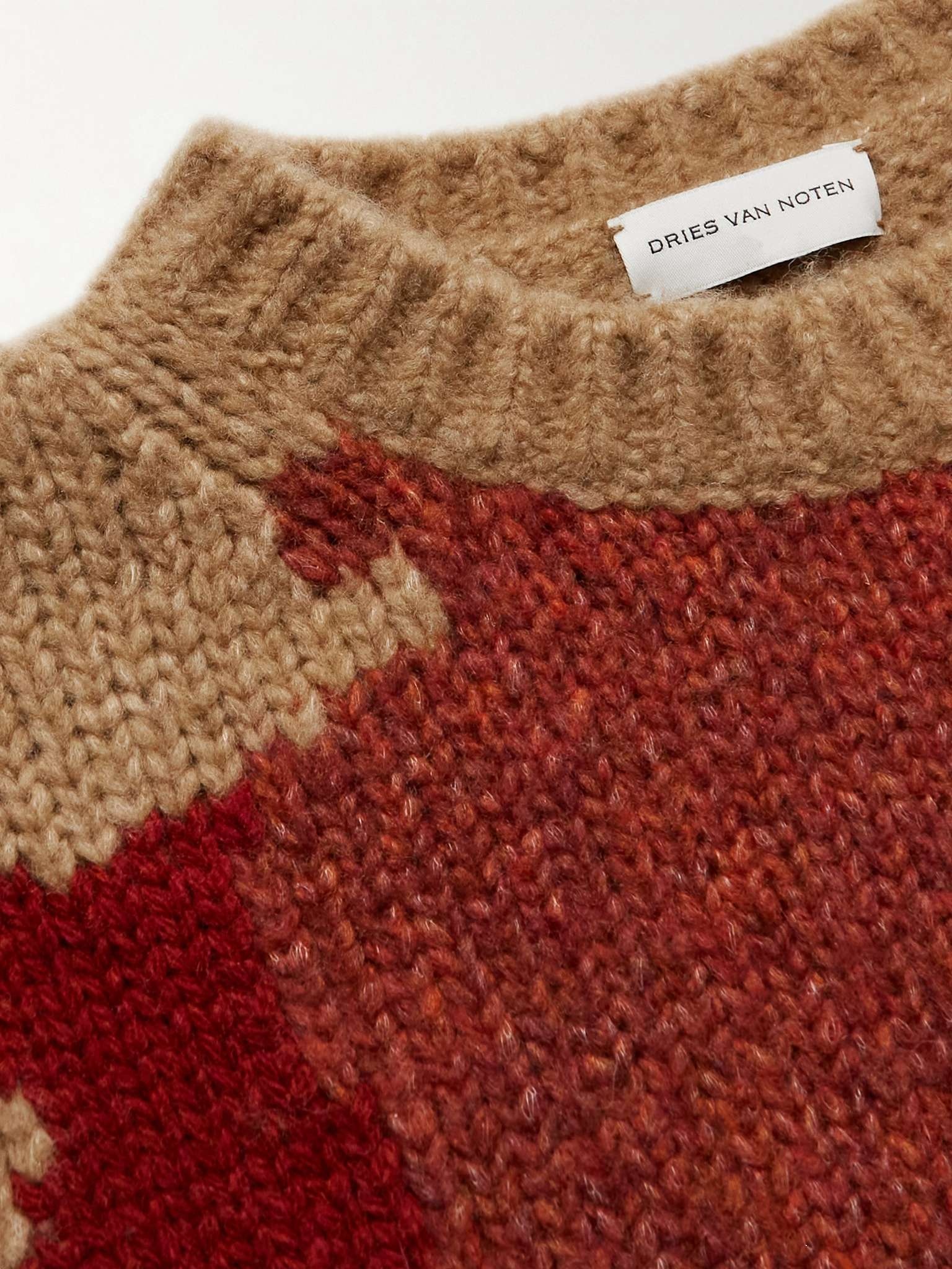 Intarsia Wool Sweater - 5