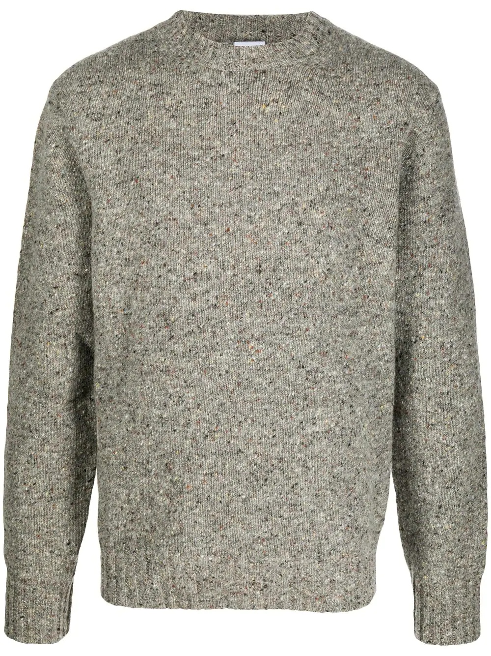 crew-neck marled jumper - 1