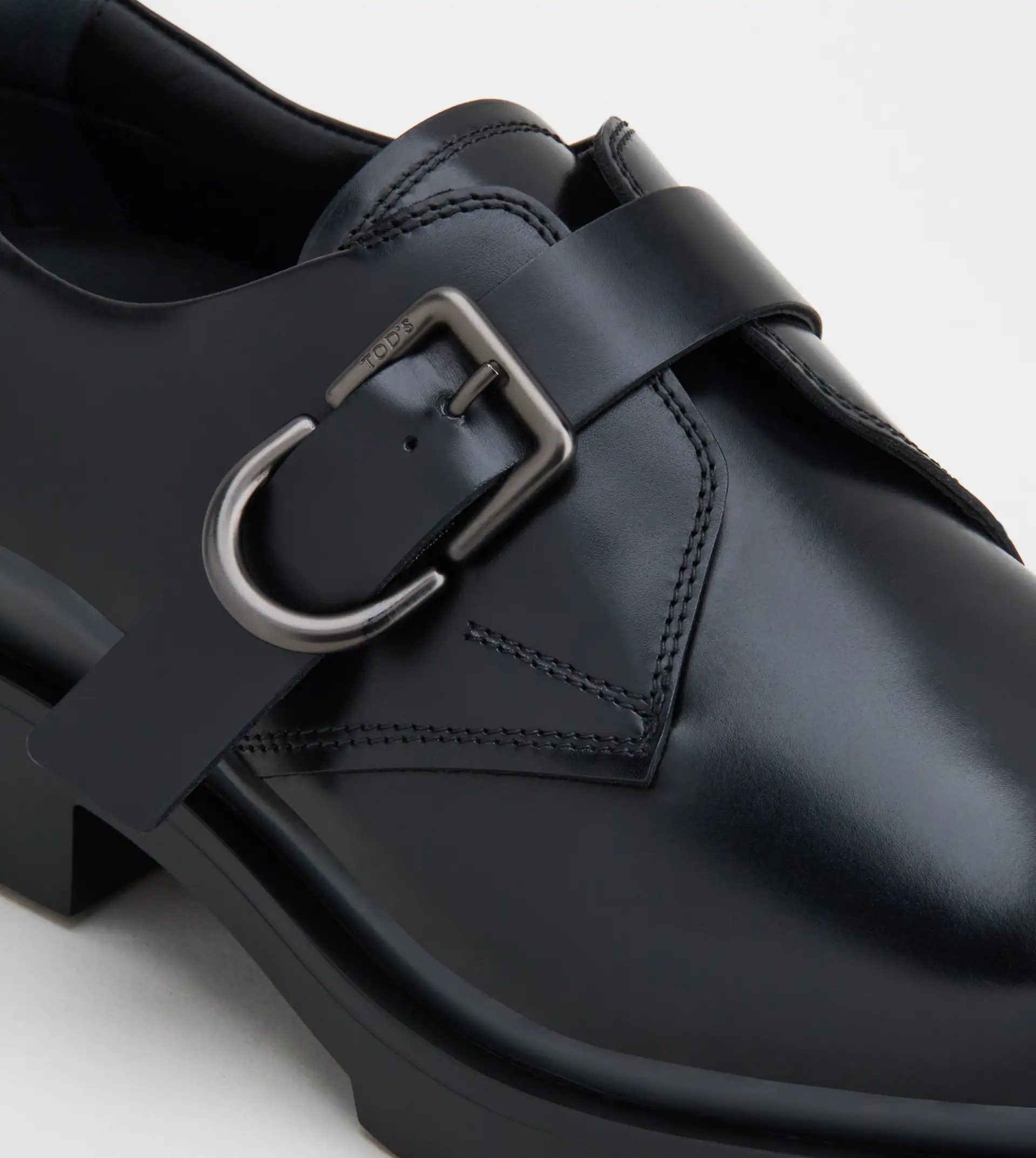 MONKSTRAPS IN LEATHER - BLACK - 6