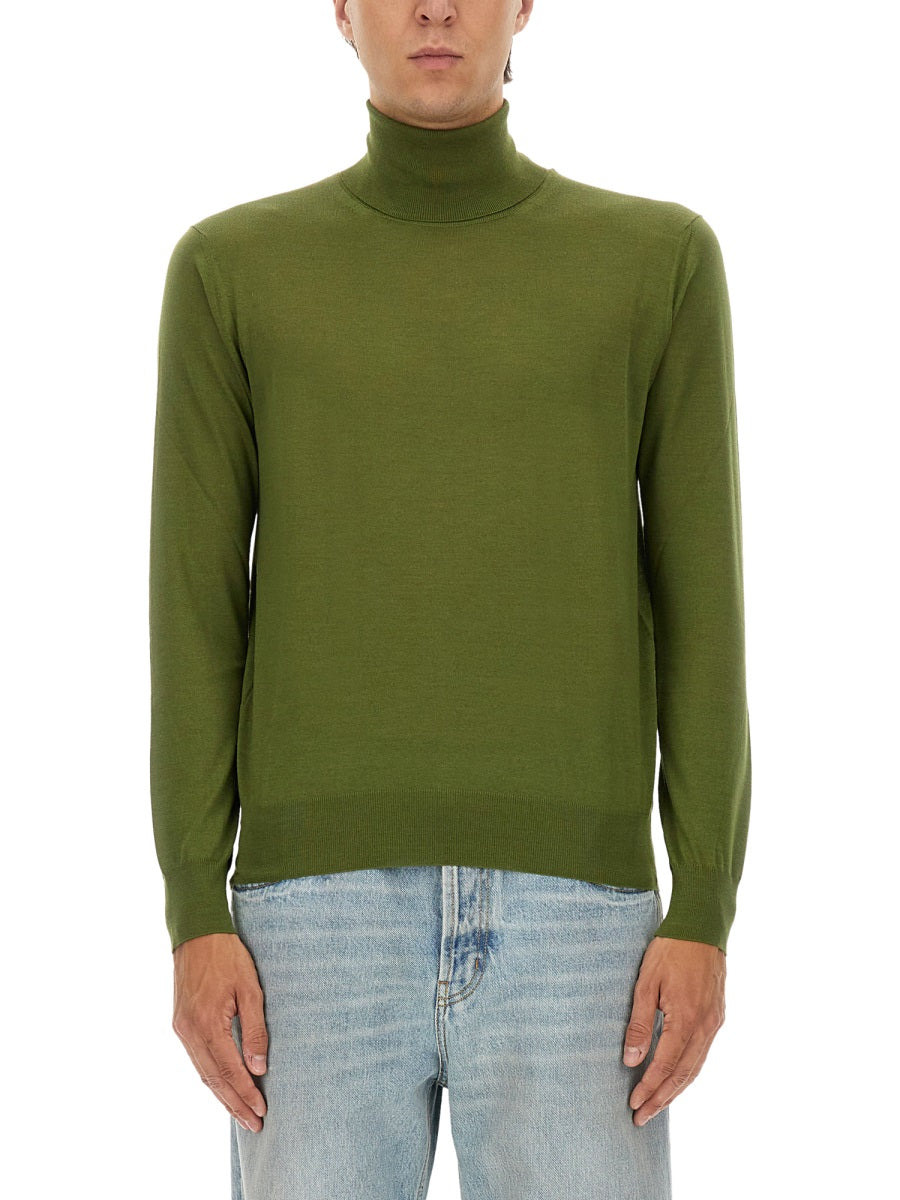 Cashmere, Wool And Silk Turtleneck - 1