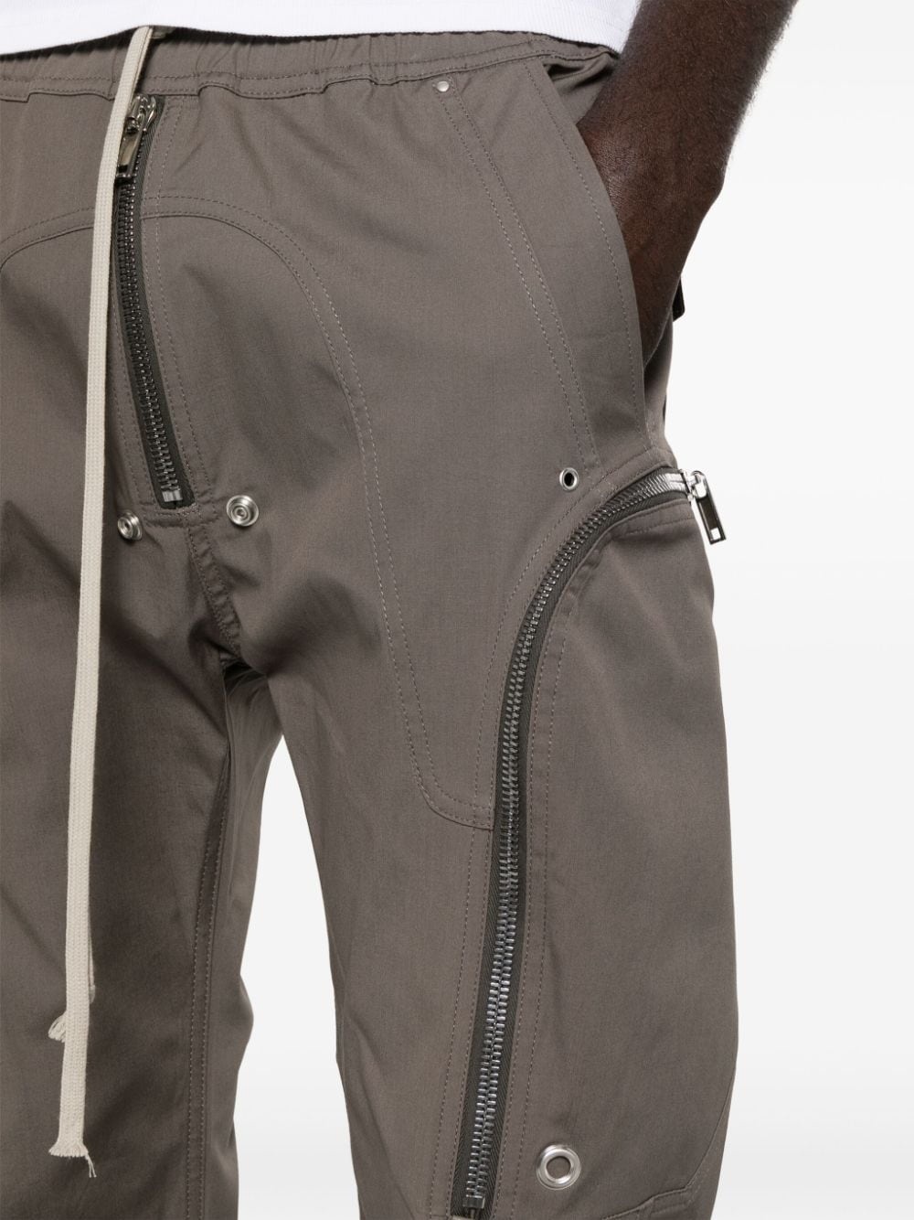 organic-cotton tapered trousers - 5