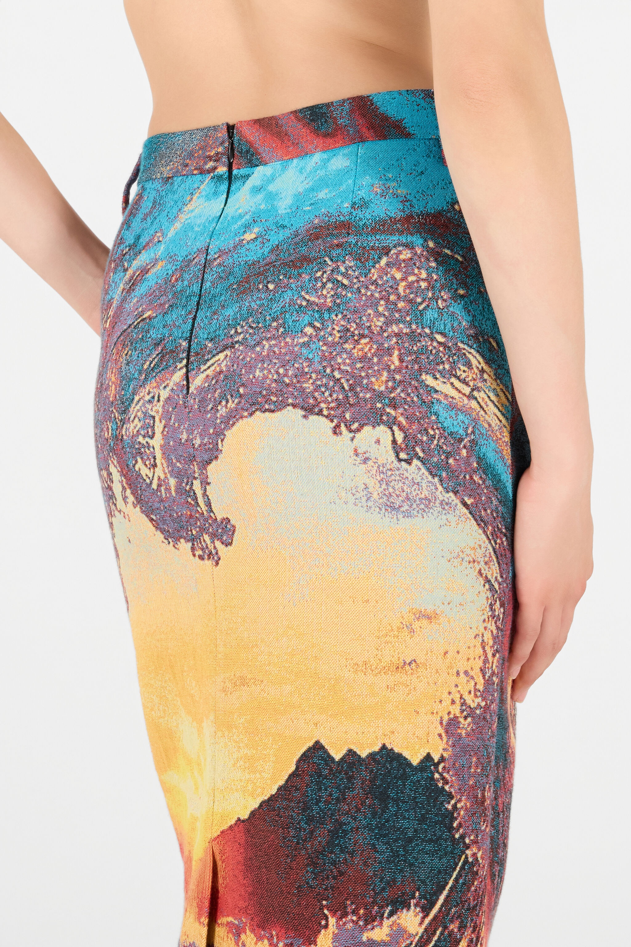 Itaca Print Skirt - 6