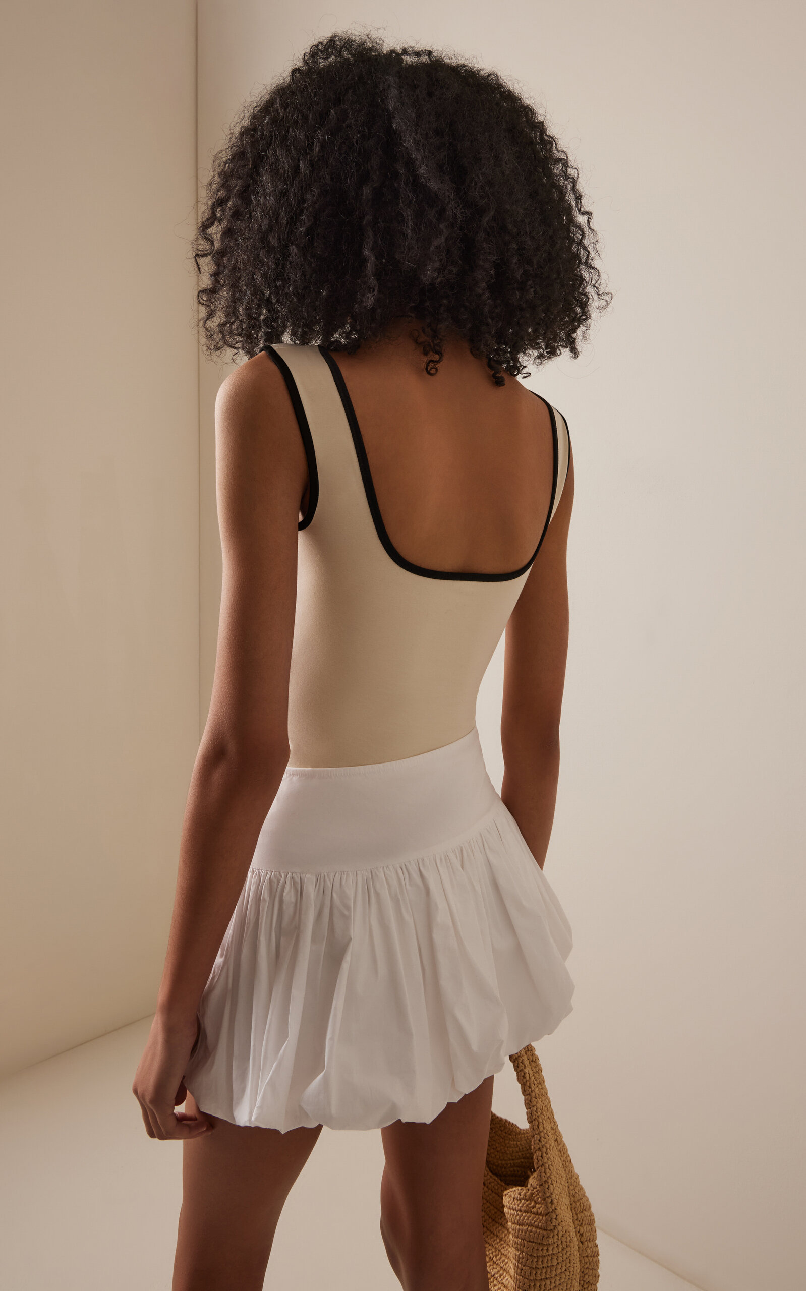 Exclusive Riviera Nur Cotton Bodysuit off-white - 4