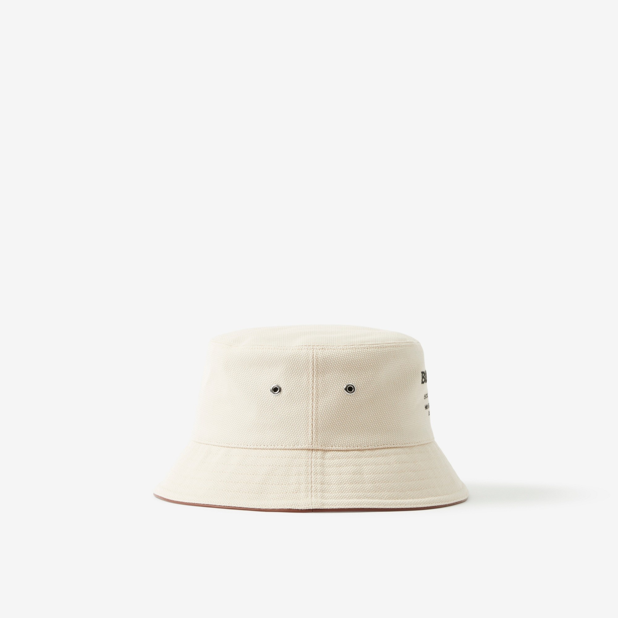Horseferry Motif Cotton Bucket Hat - 4
