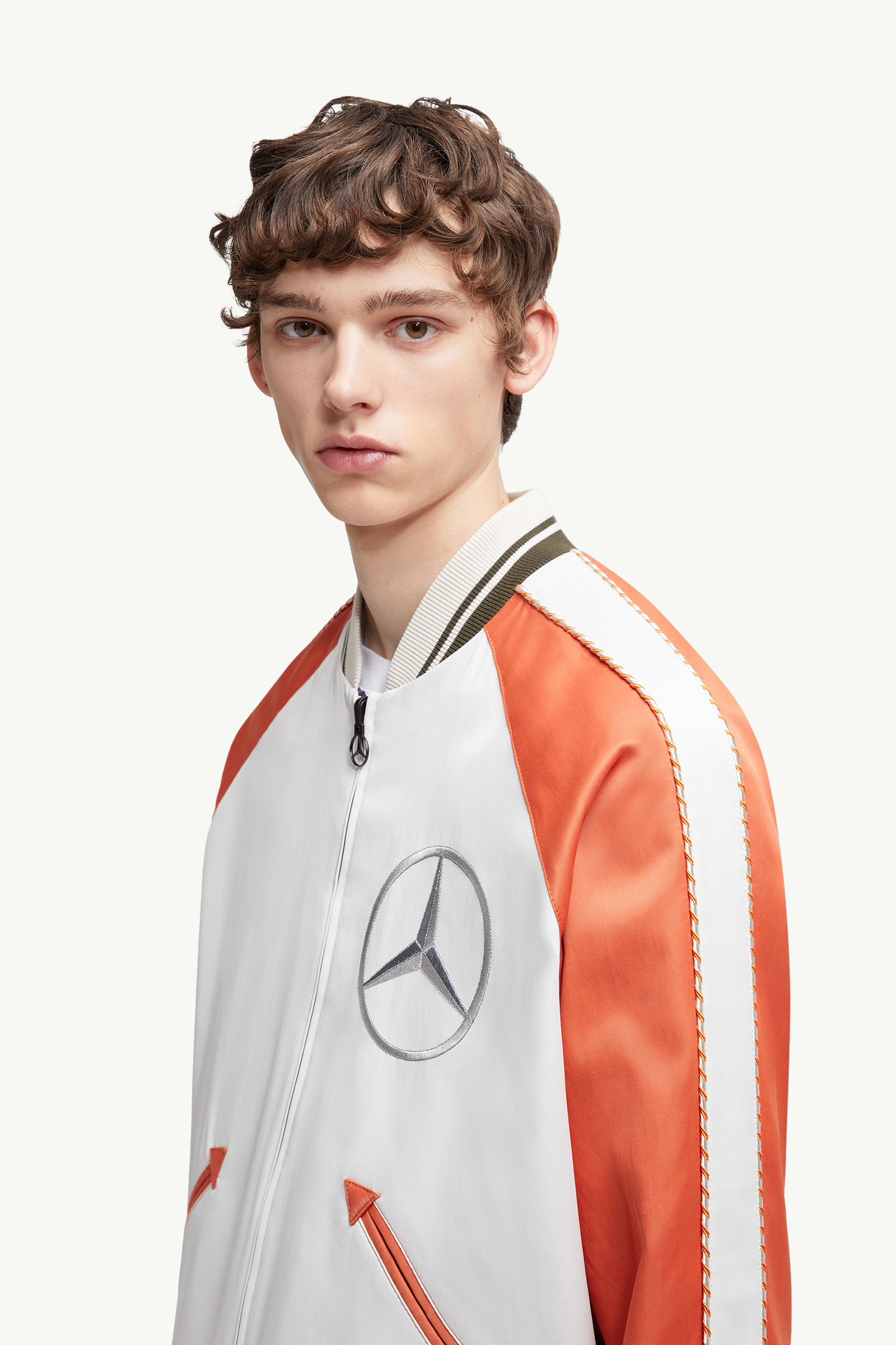 Moncler x Mercedes-Benz by NIGO Satet Reversible Satin Bomber - 4