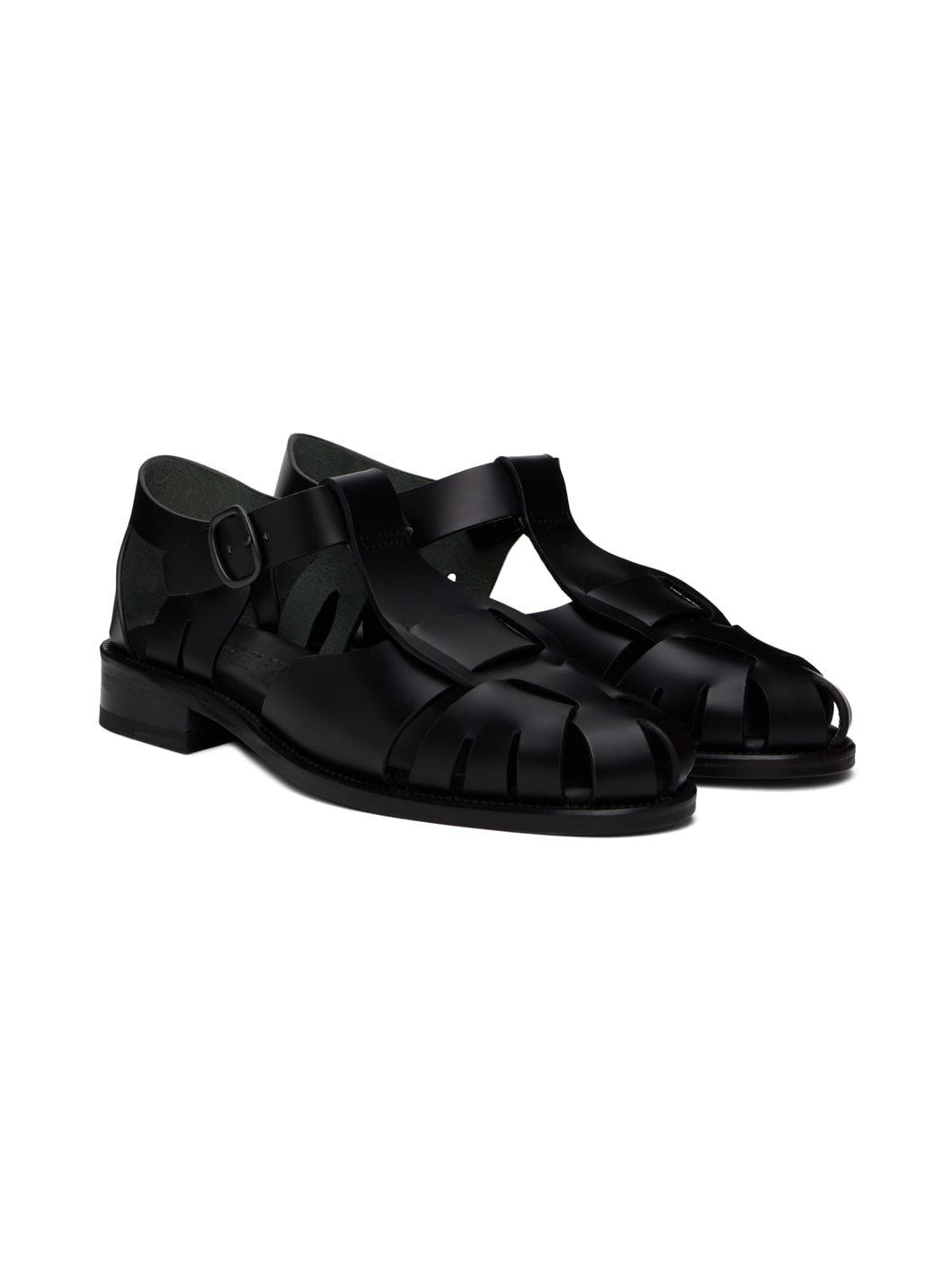 Black Pesca Fisherman Sandals - 4