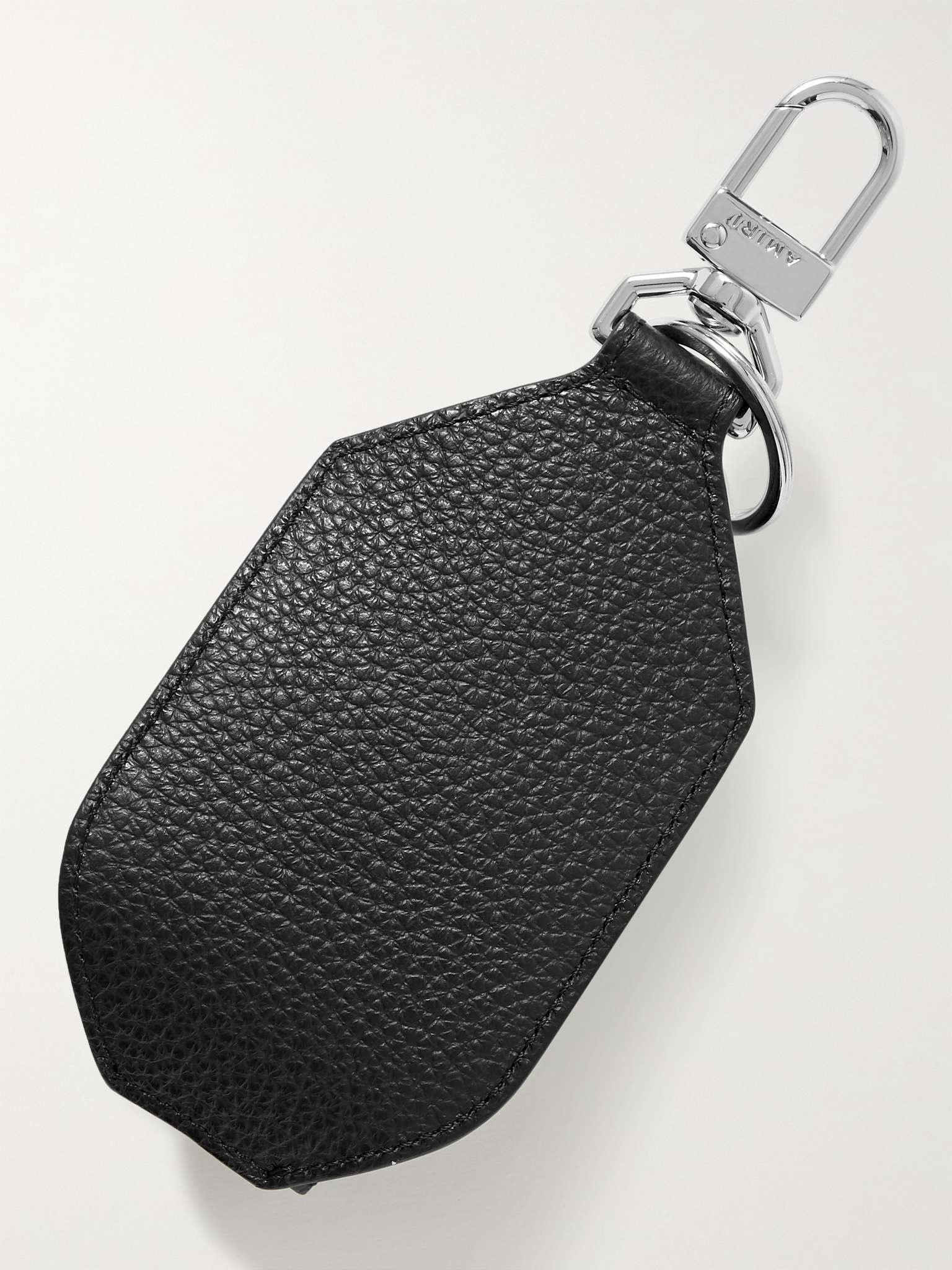 Full-Grain Leather Hand Sanitiser Pouch Key Fob - 3