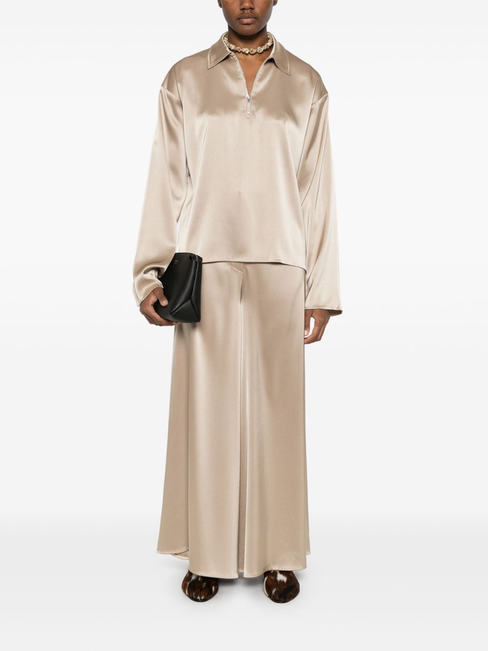 satin trousers - 2