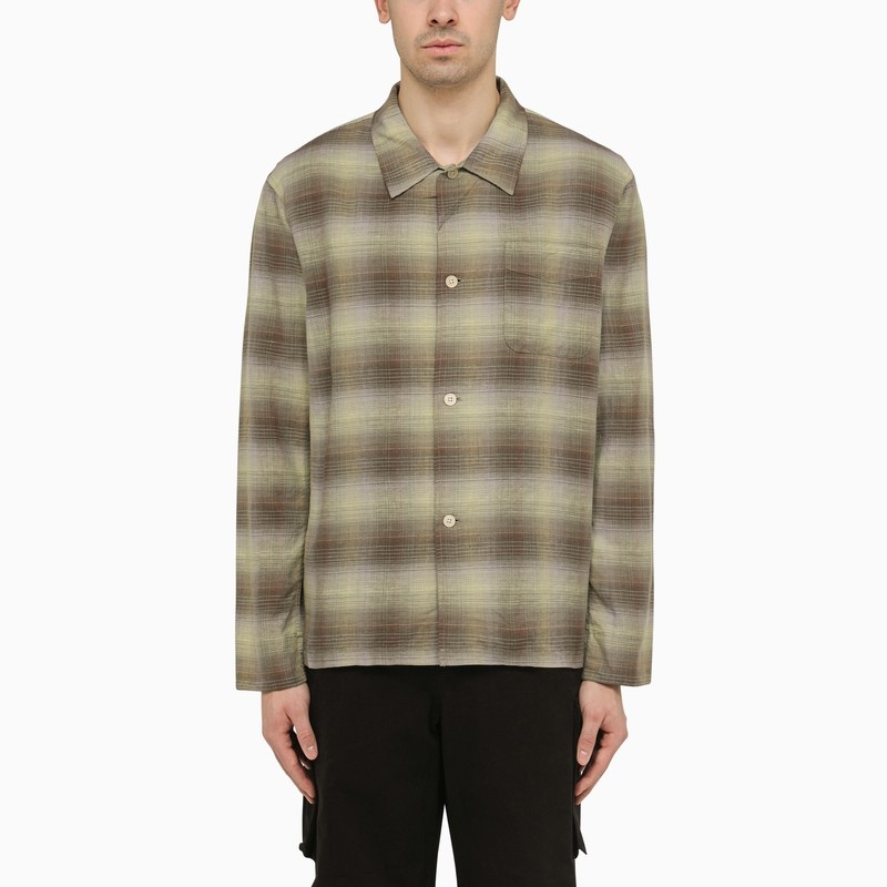 Linen and cotton cross-weave Box shirt - 1