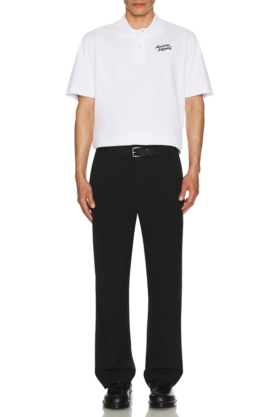 Maison Kitsune Handwriting Comfort Polo - 5