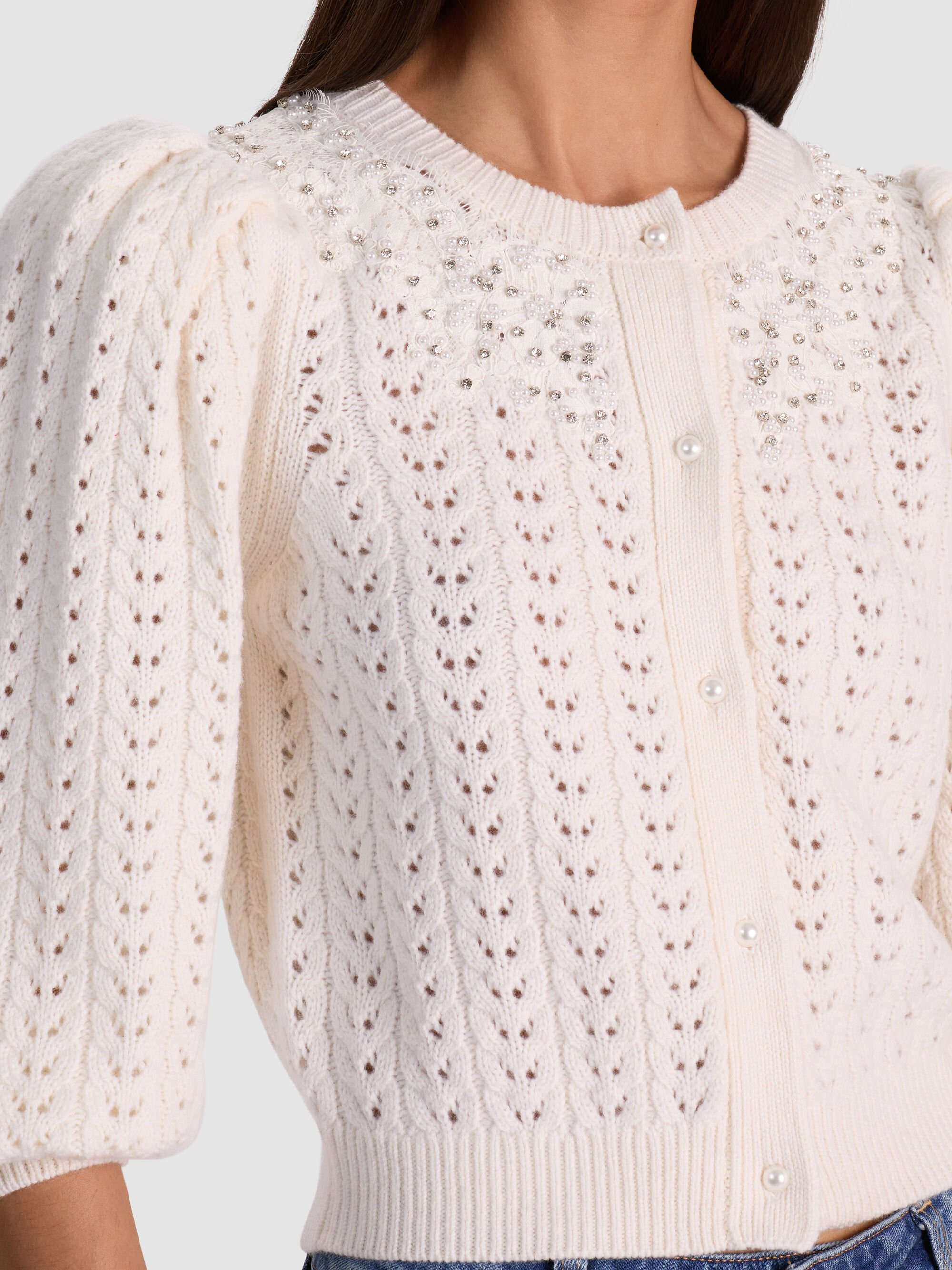 DORIS EMBELLISHED CARDIGAN - 5