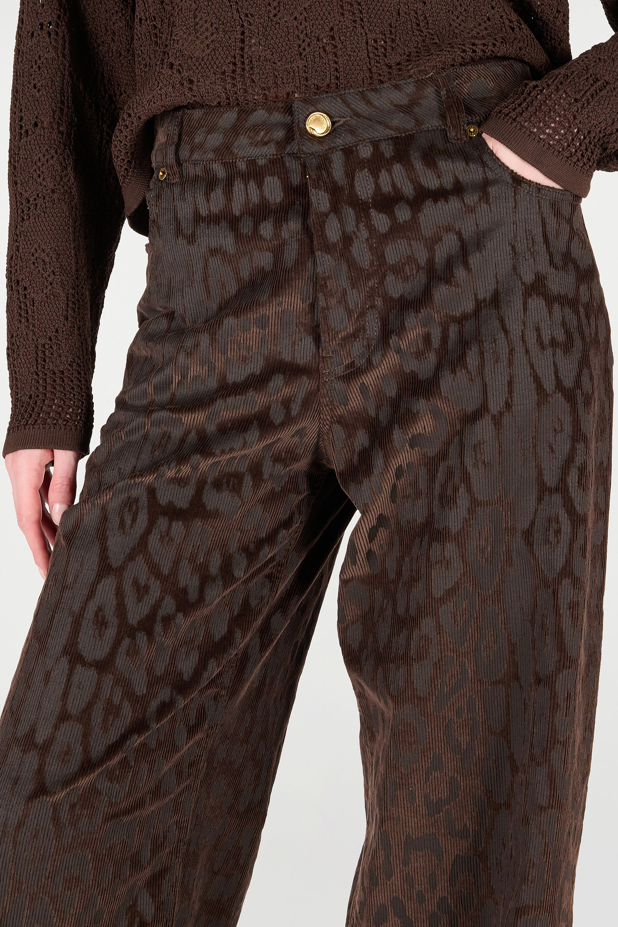 Jaguar Skin Corduroy Pants - 6