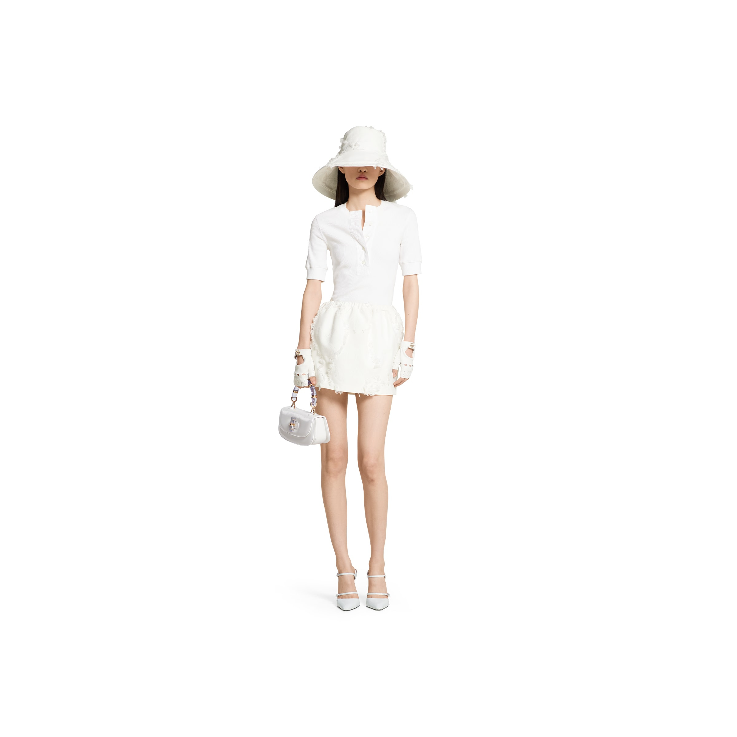Cotton rib T-shirt - 2