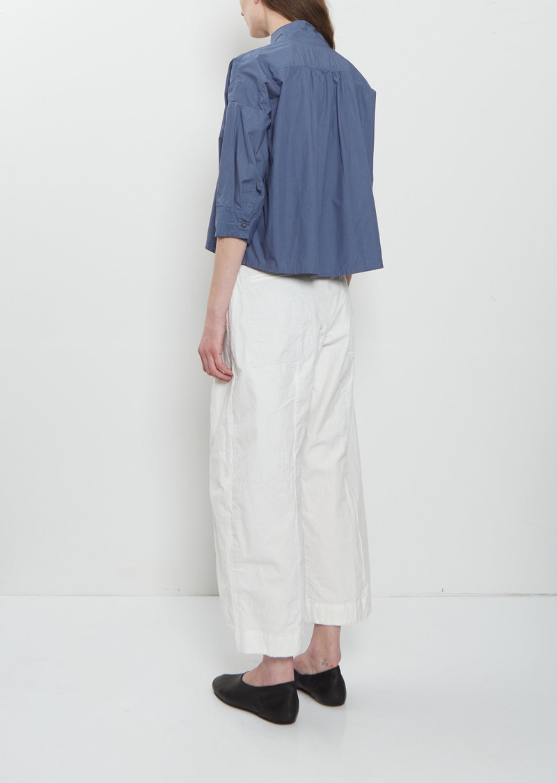 Bergfabel Claudia Cotton Shirt — Blue outlook