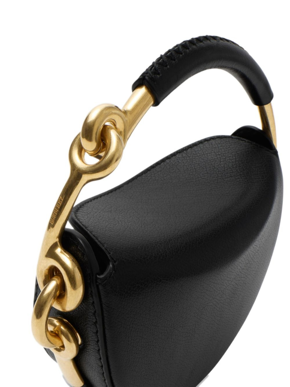 half-moon leather clutch - 4