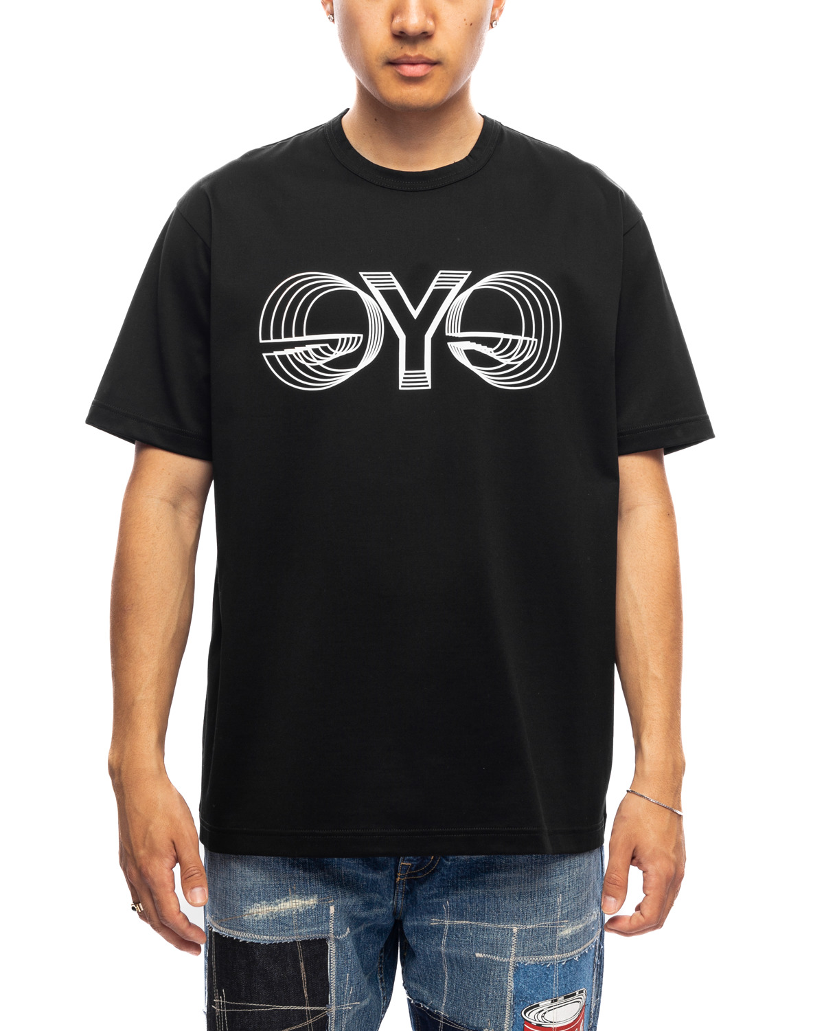 eYe Graphic T Shirt Black - 1