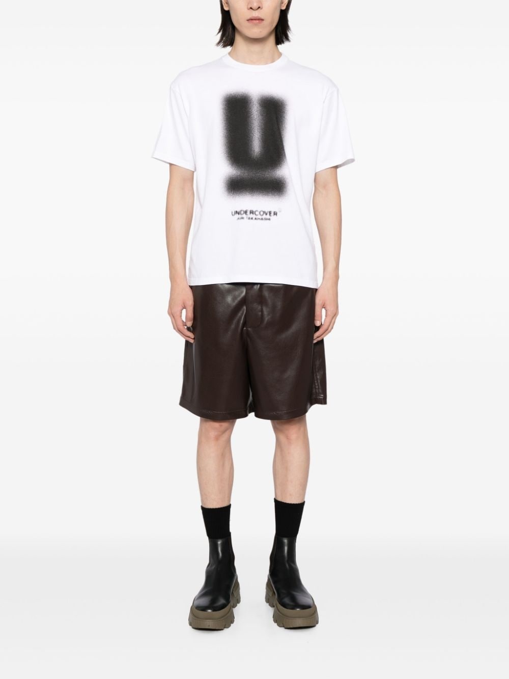 logo-print cotton T-shirt - 2