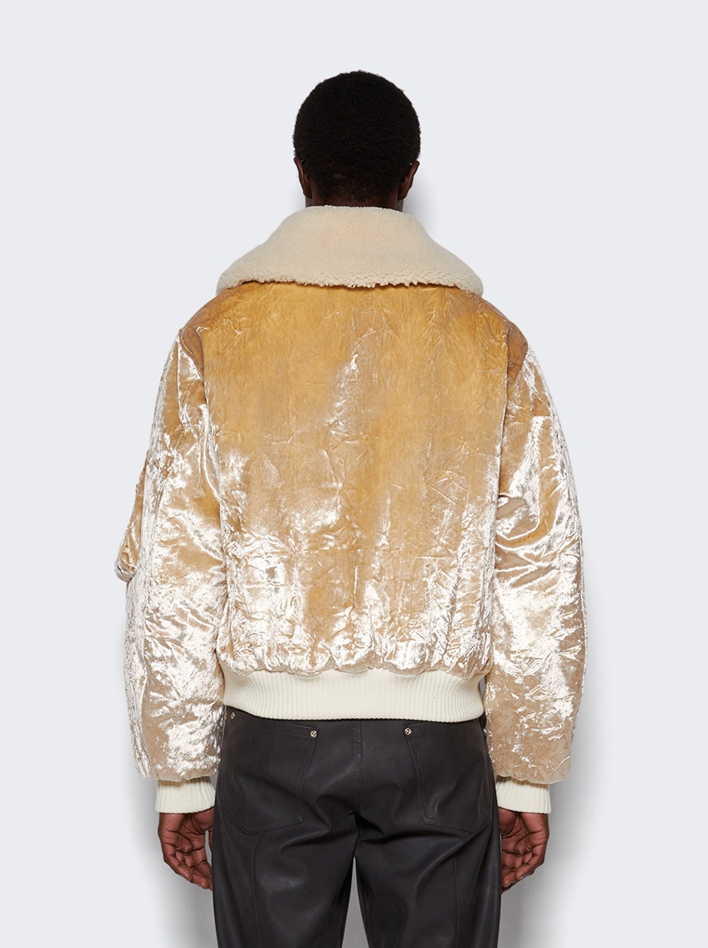 Boxy Fit Jacket Champagne - 5