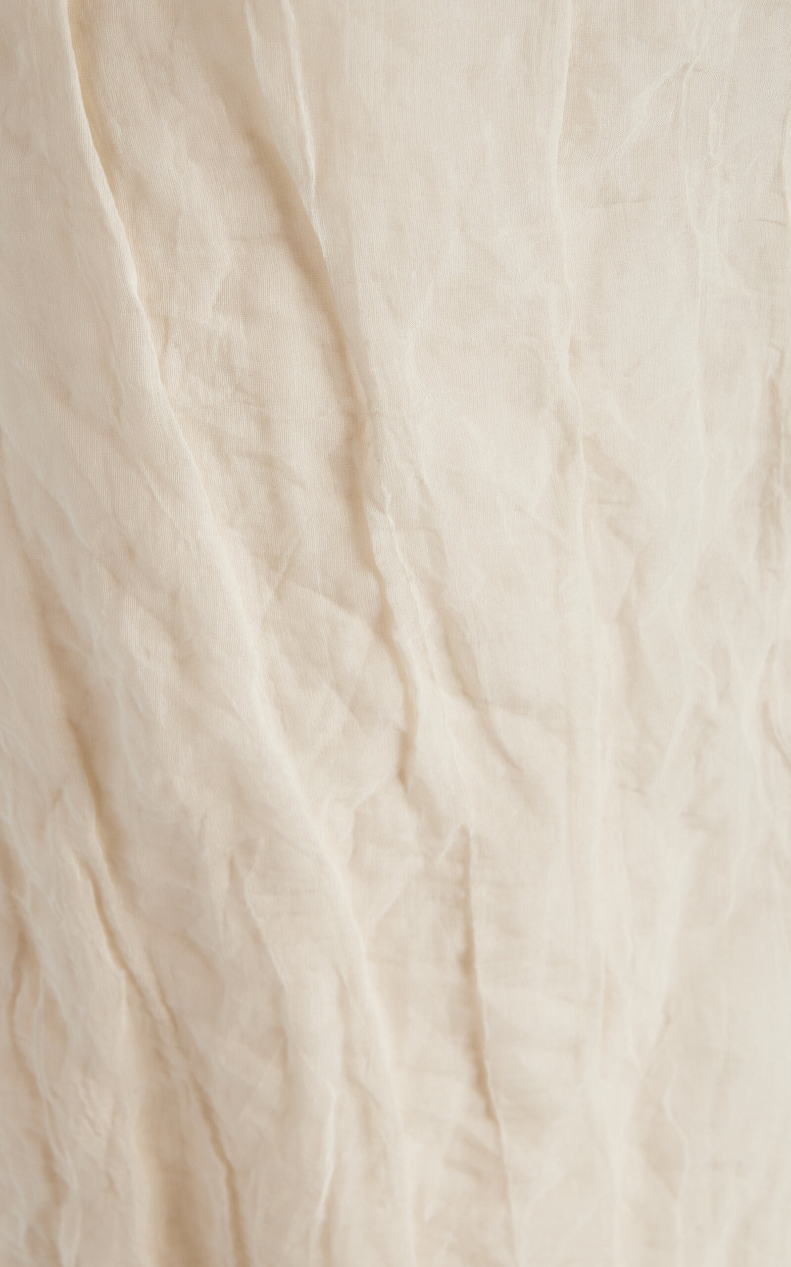 The James Low-Rise Metallic Organza Midi Skirt off-white - 6