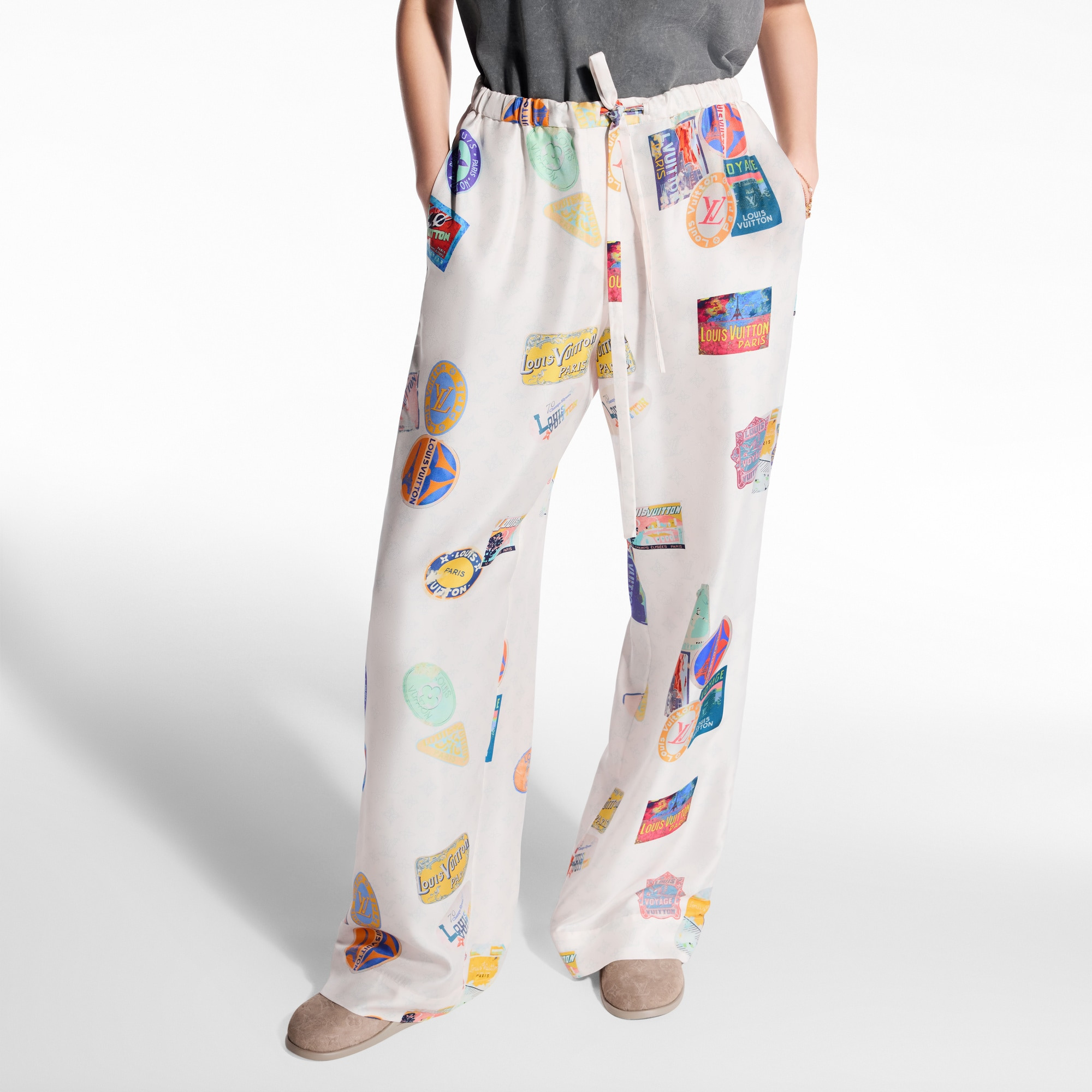 Mahina Patch Pajama Pants - 2