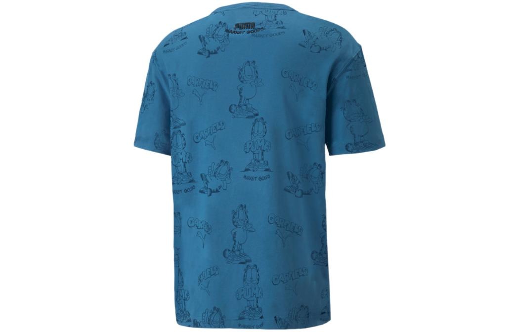 PUMA x GARFIELD Printed Tee 'Vallarta Blue' 534434-48 - 2