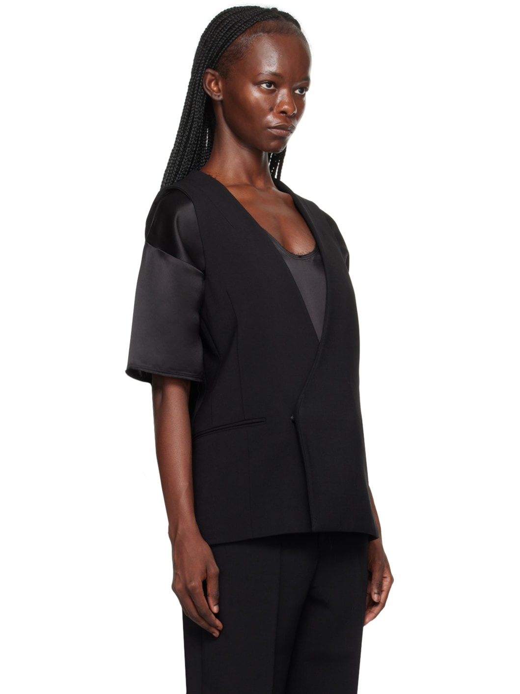 Black Tuxe Vest - 2