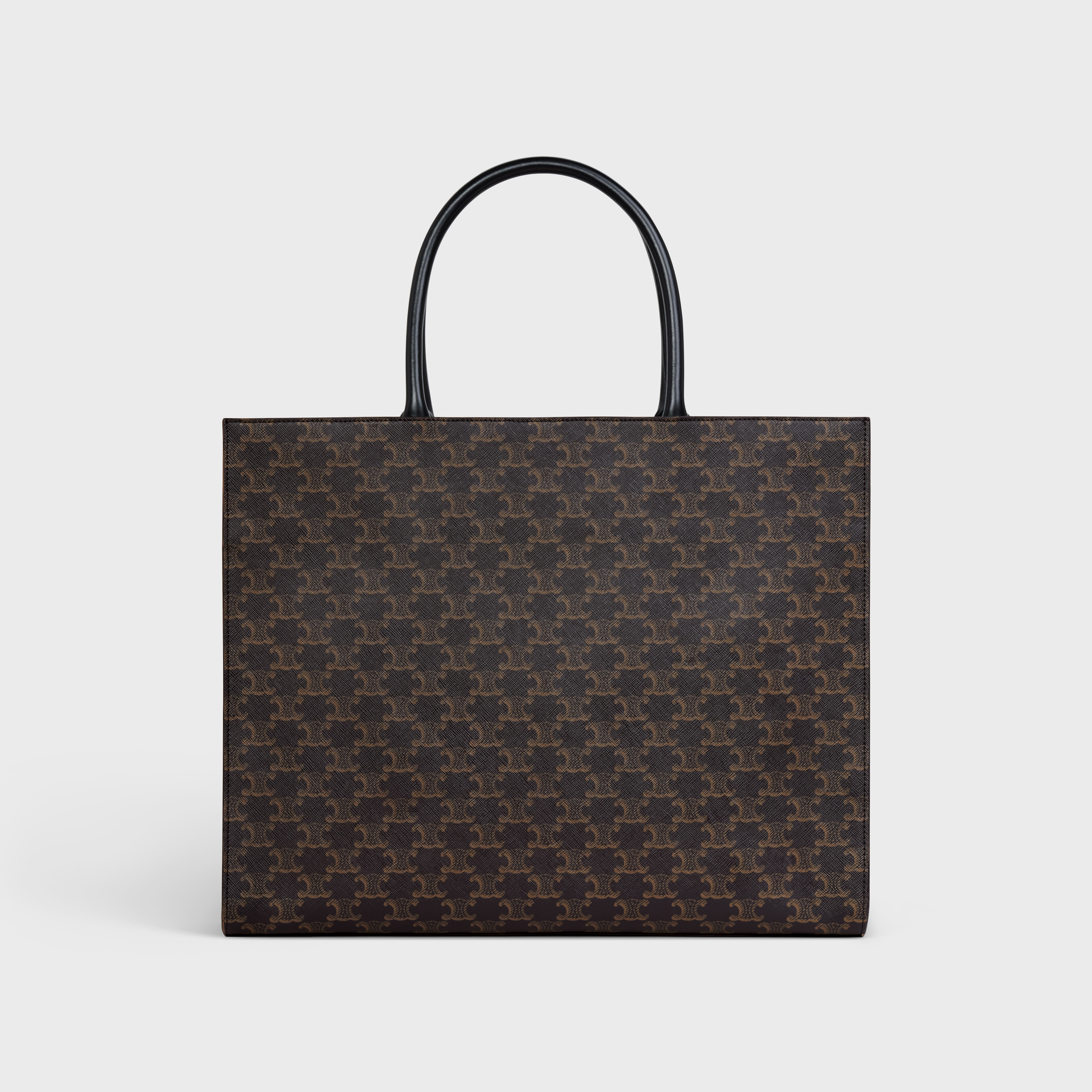 Horizontal Cabas in Triomphe Canvas with Celine Print - 3