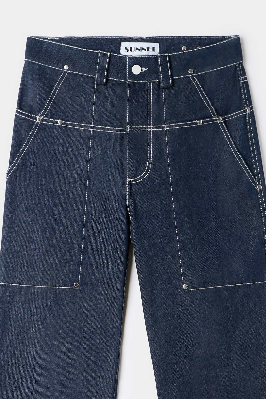 RIVETTI PANTS / dark denim - 5