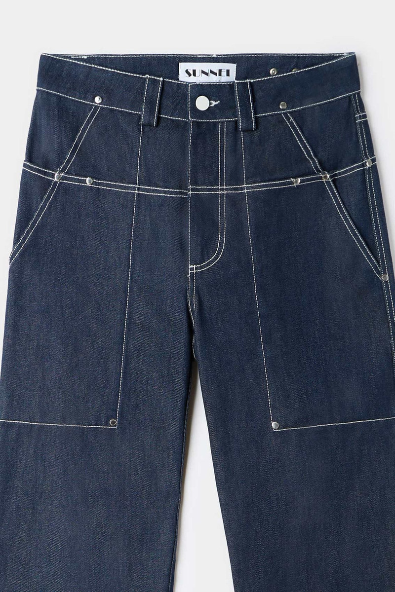 RIVETTI PANTS / dark denim 5