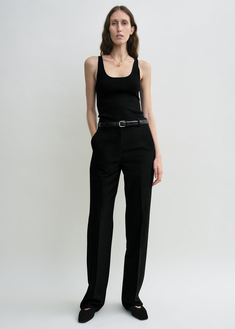 Totême Straight suit trousers black outlook