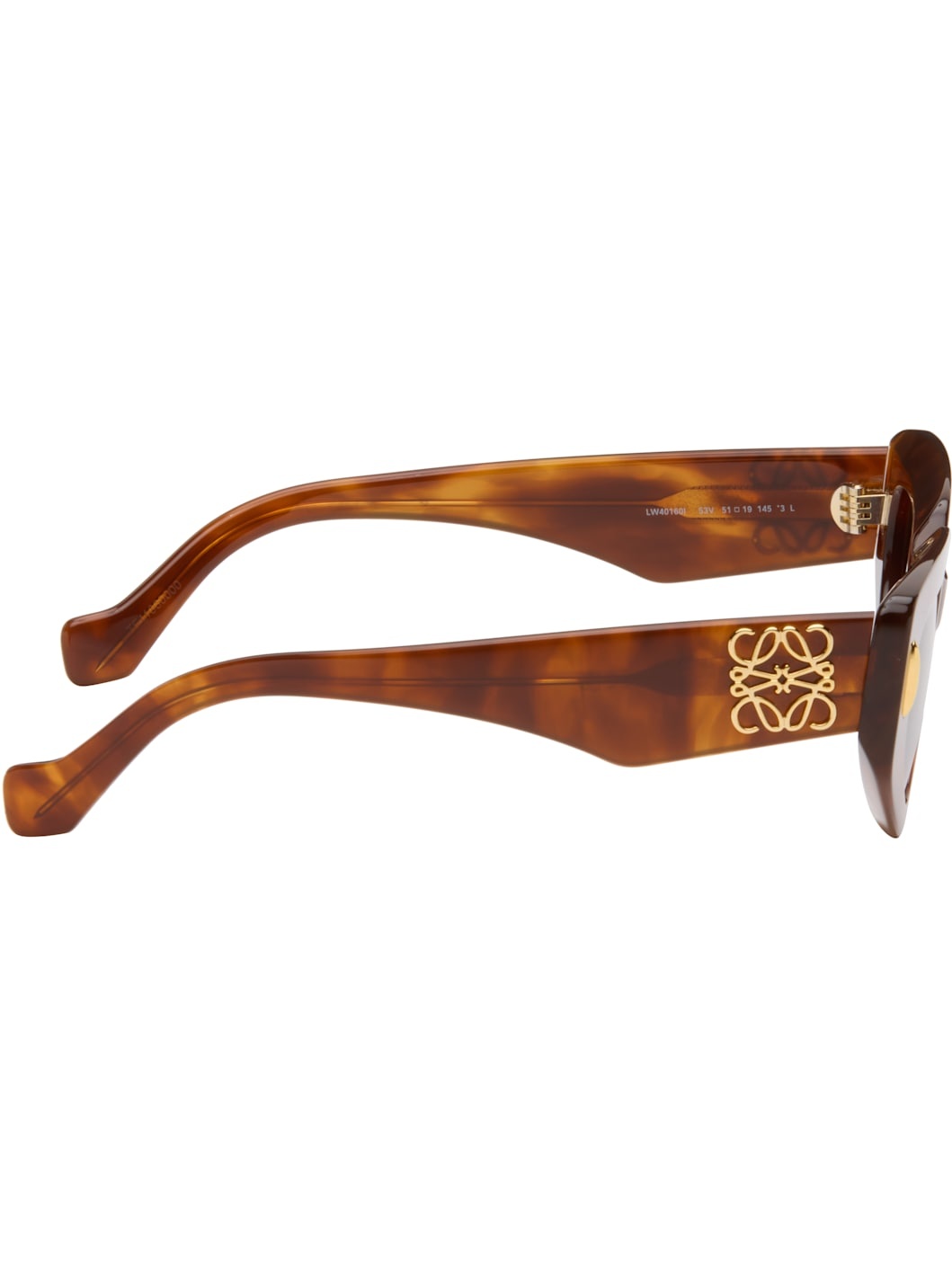 Brown Small Butterfly Screen Sunglasses - 2