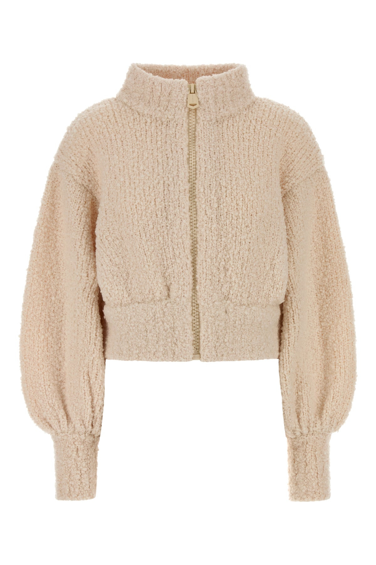 Ivory boucle Hypnotic bomber jacket - 1