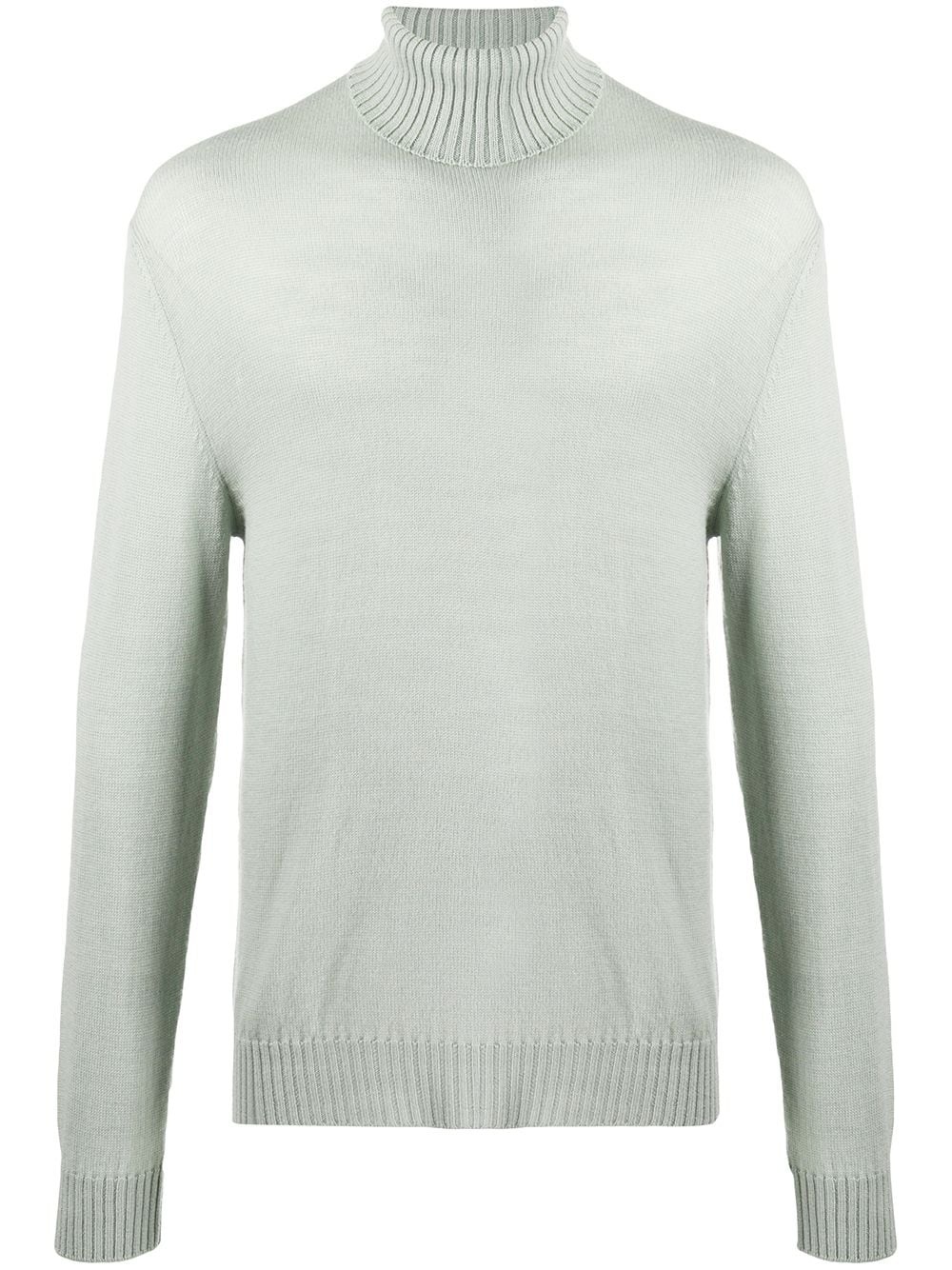 turtleneck wool jumper - 1