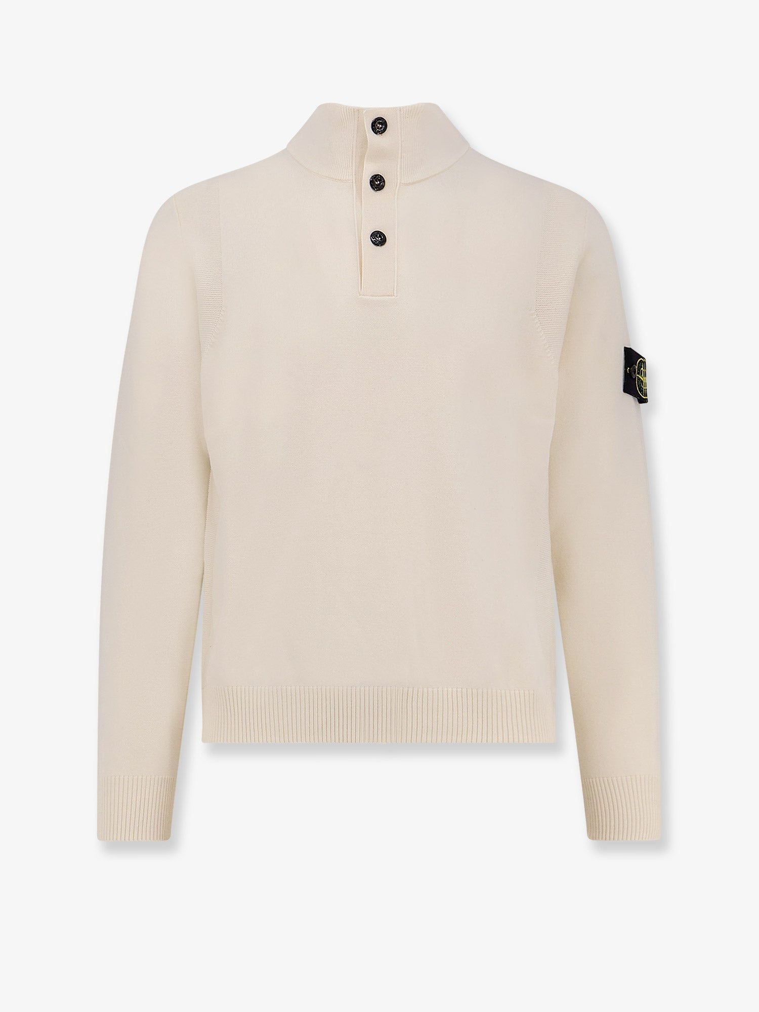 Stone Island Men Certified Virgin Wool Blend Sweater - 1