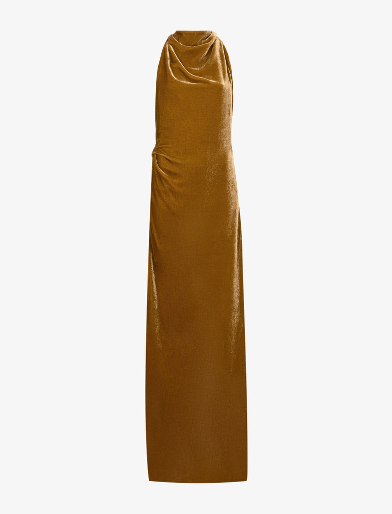 Proenza Schouler Faye Backless Twist Back Dress in Velvet -  R2413004VVY018702 | REVERSIBLE