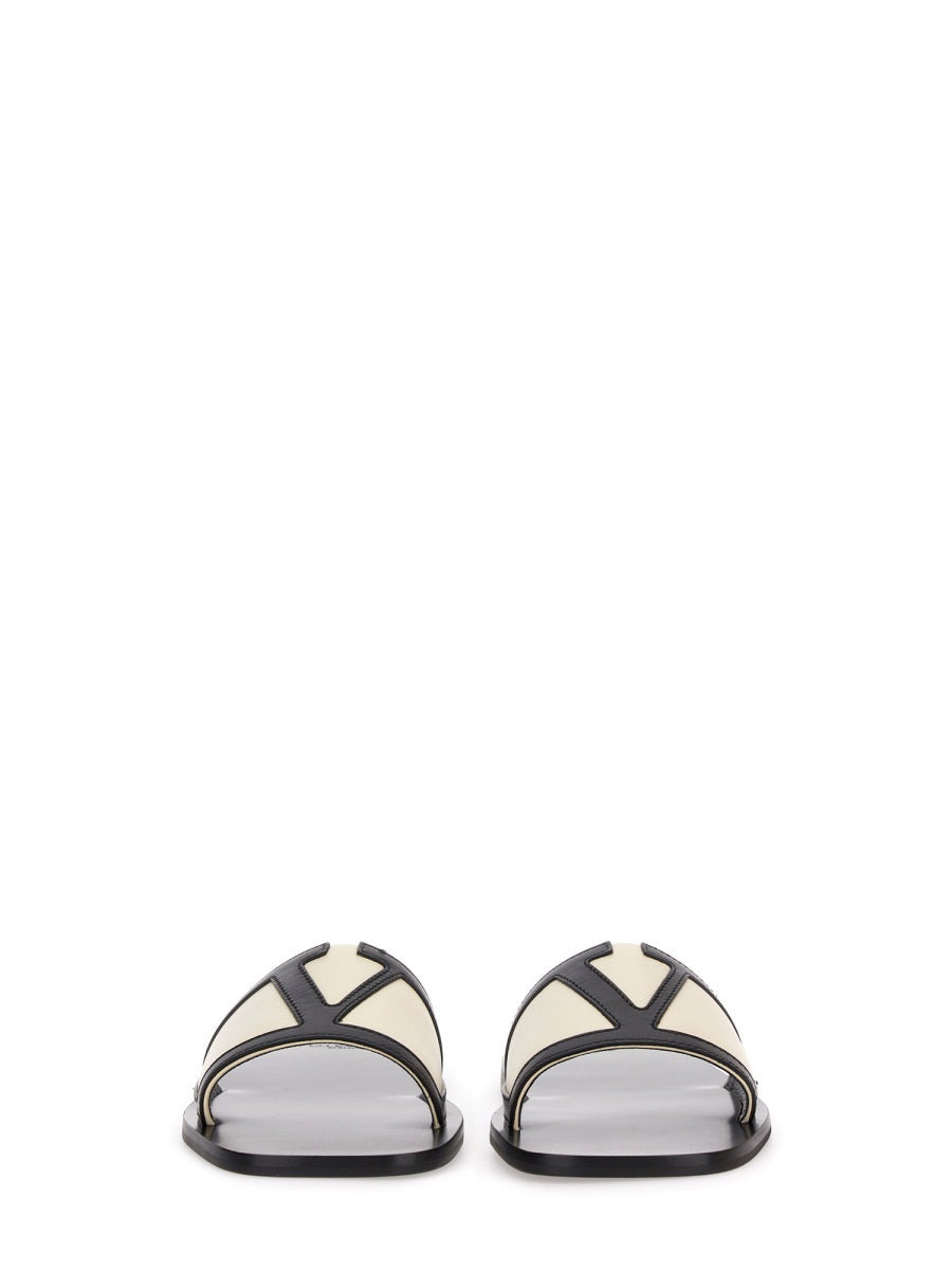 Viva Superstar Slide Sandal In Nappa Leather - 4