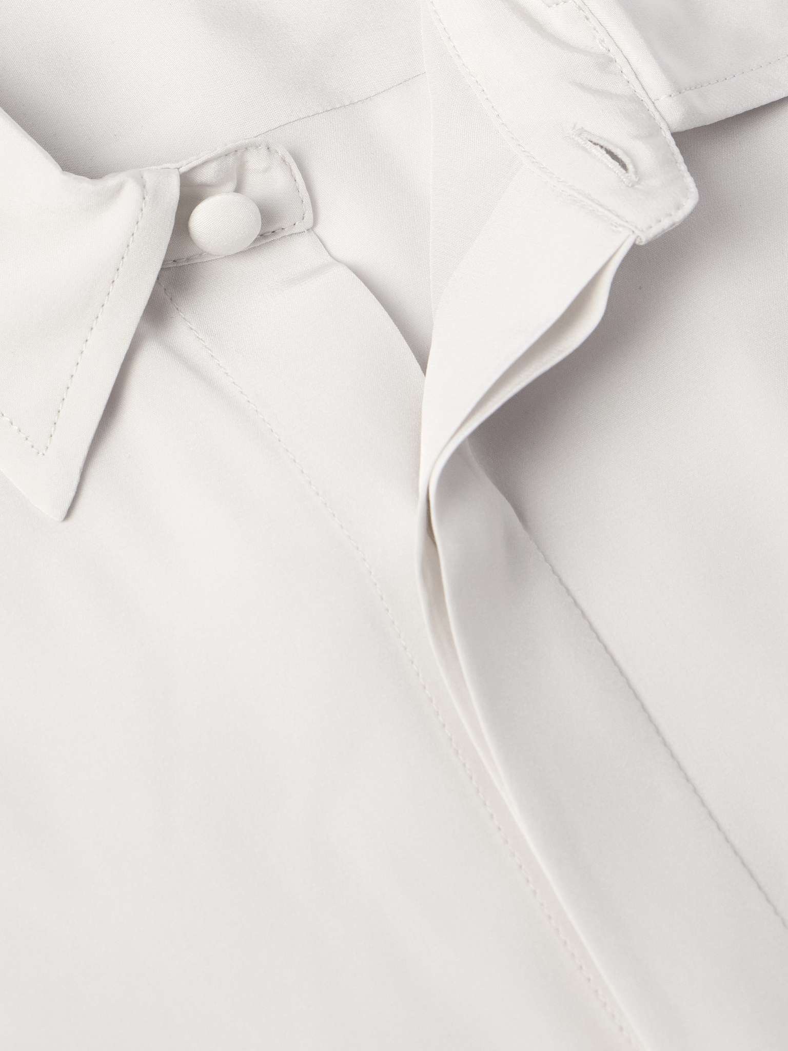 Slim-Fit Silk Crepe de Chine Shirt - 4