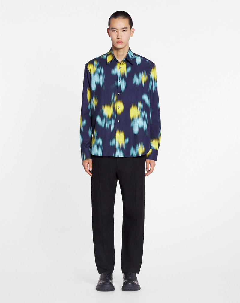 Lanvin BLURRED FLORAL PRINT LOOSE-FITTING SHIRT outlook