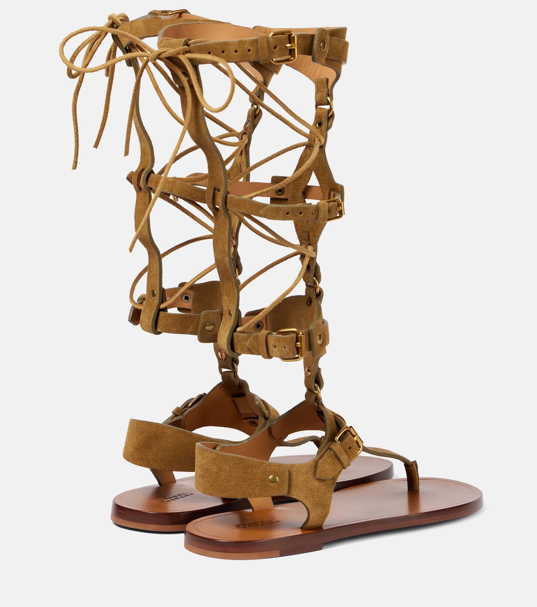 Nensi suede gladiator sandals - 2