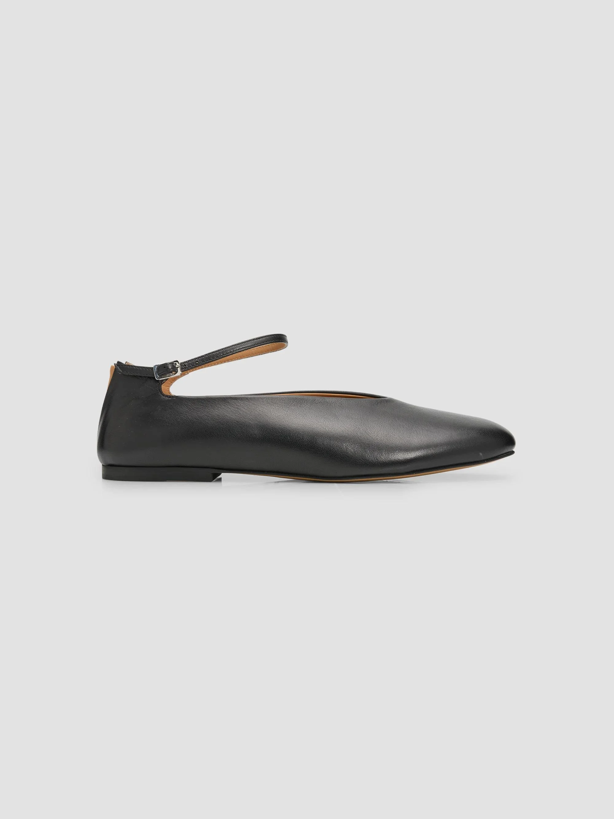 Women's Elyss Leather Ballet Shoes - Black - 1