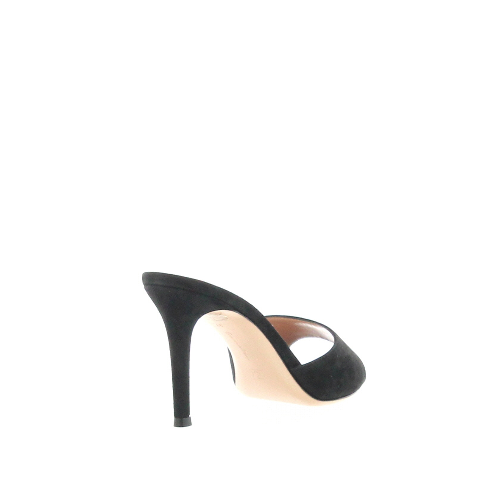 Gianvito Rossi – Elle Mule 85 Suede Black - 3