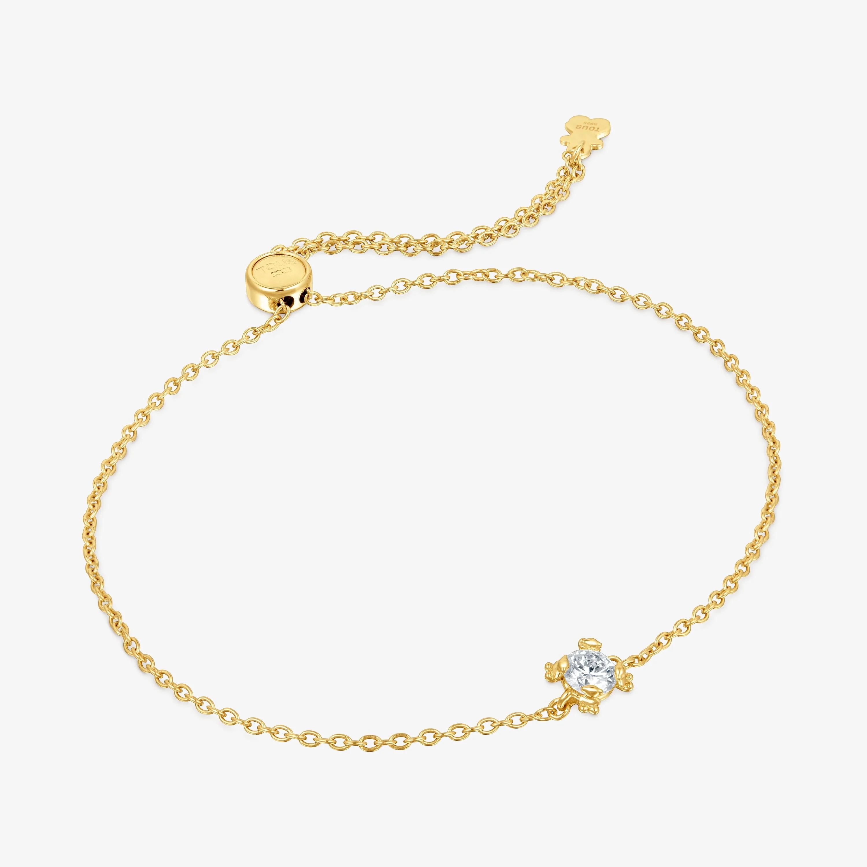18K gold vermeil chain Bracelet with lab-grown diamond TOUS Color Pills - 1