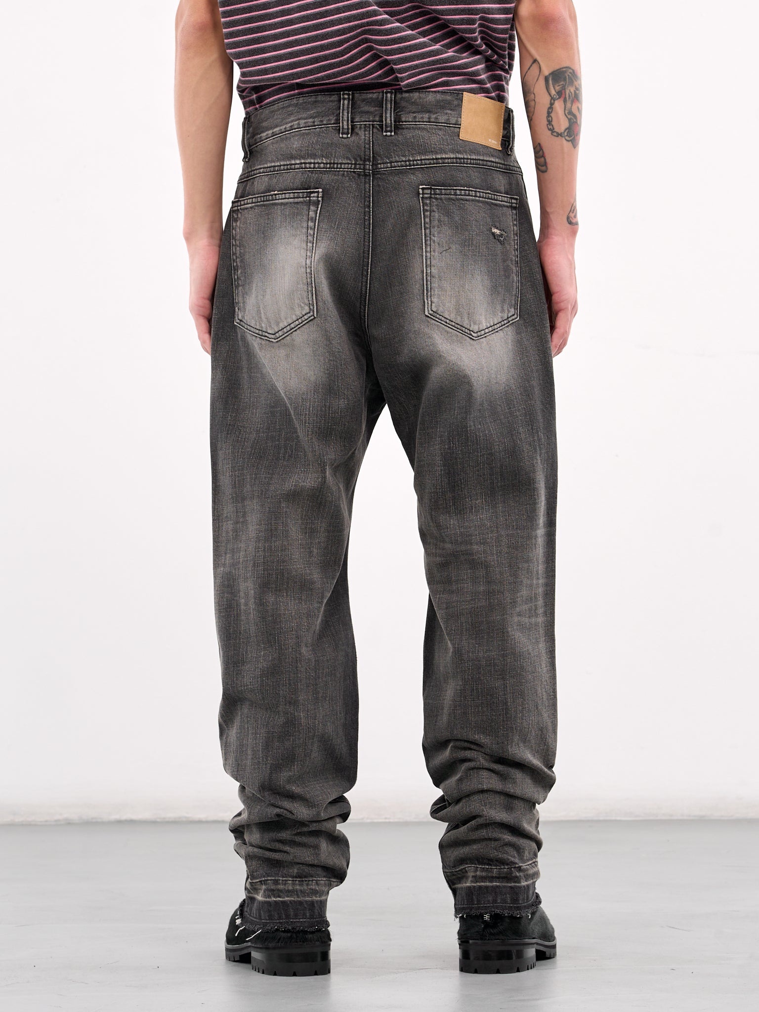 Distressed Denim Trousers - 3