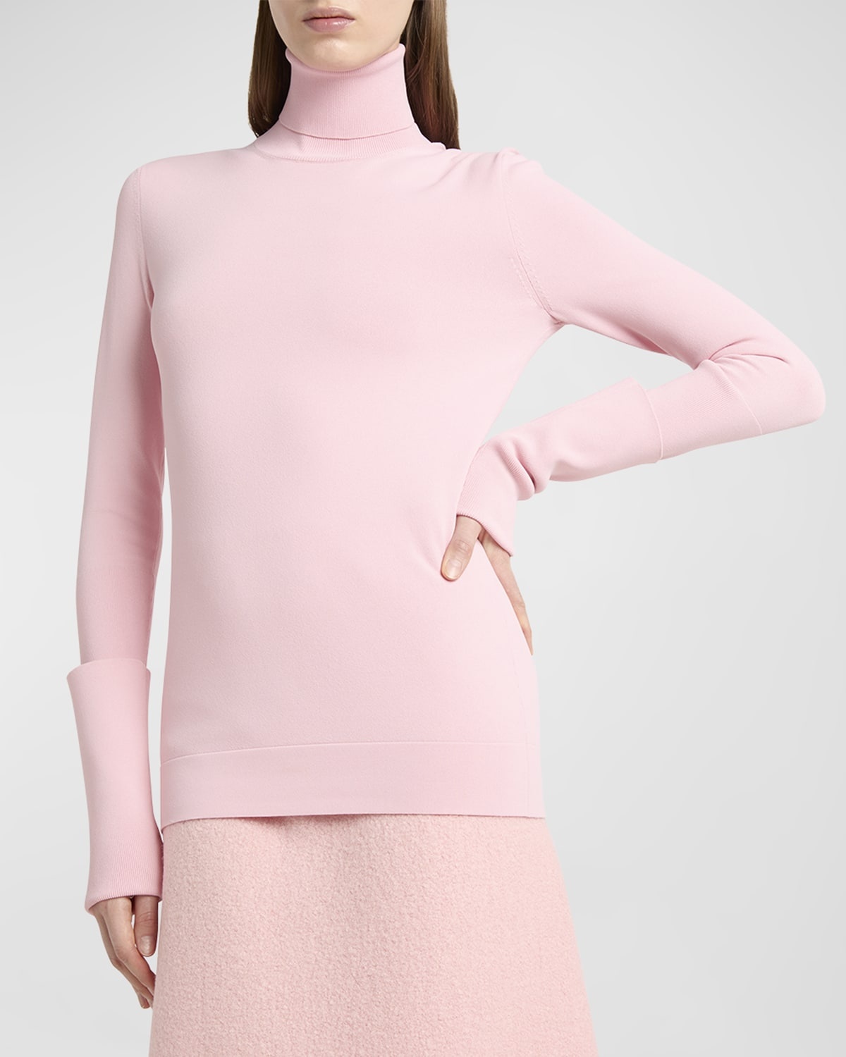 Turtleneck Long-Sleeve Sweater - 7