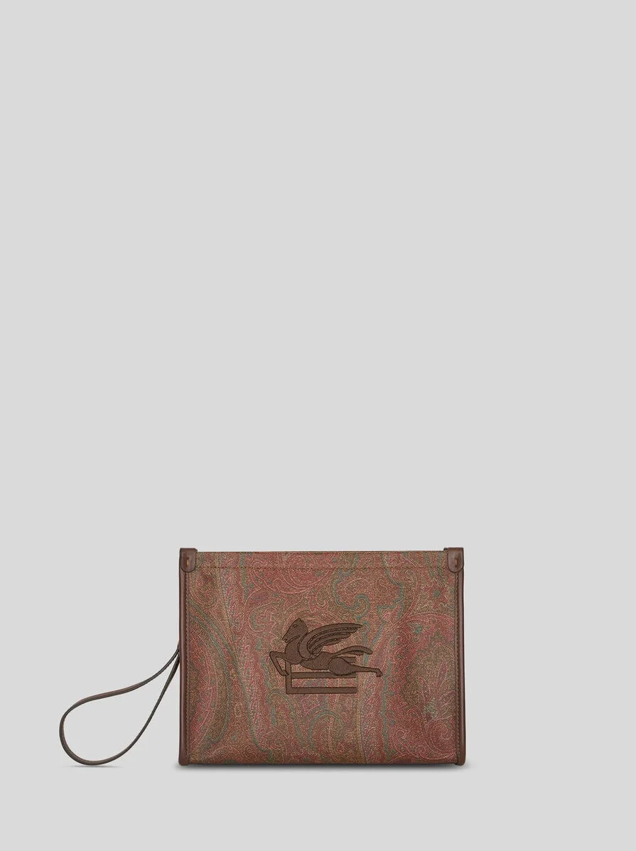 MEDIUM ARNICA POUCH WITH PEGASO DETAIL - 1