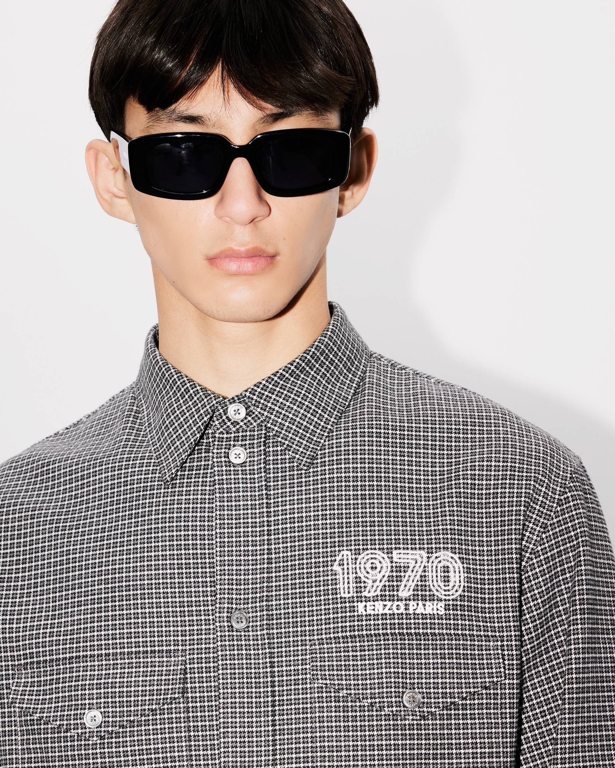 'KENZO Archive 1970' embroidered military shirt - 7